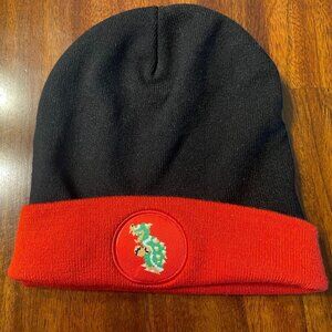 Nintendo Pixel Bowser Beanie Adult Size Super Mario Bros Winter Hat!